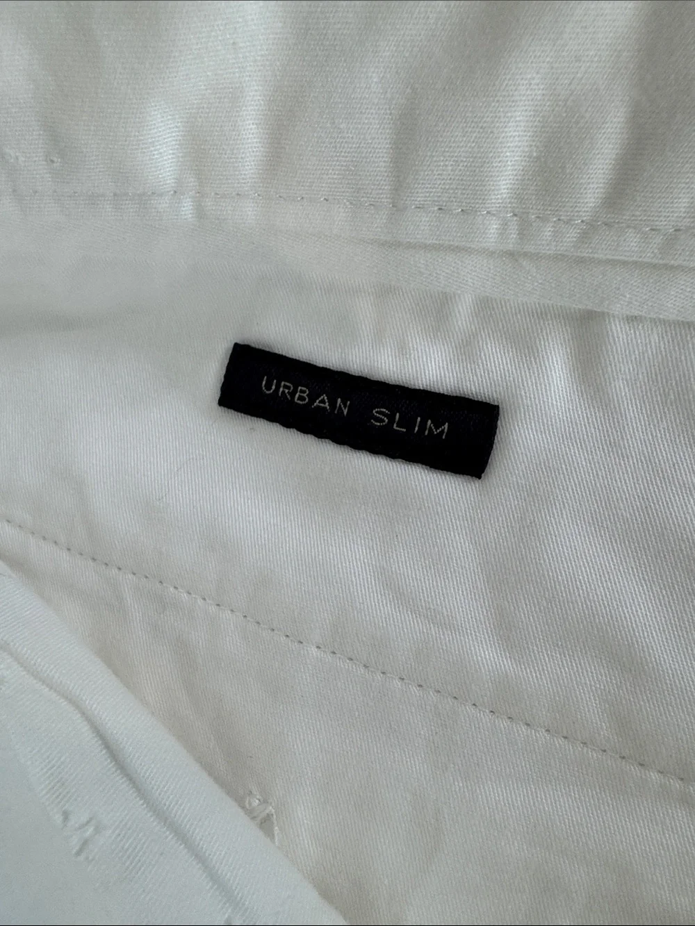 J Crew Men's White Casual Cotton Pants